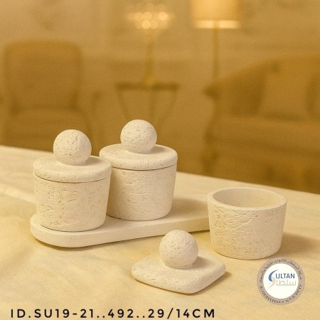 طقم سكريات حجر